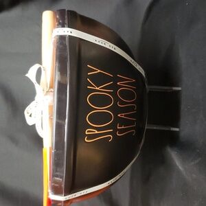 Rae Dunn NWT "SPOOKY SEASON" 10" Ceramic Mixing Bowl with "BOO" Spatula